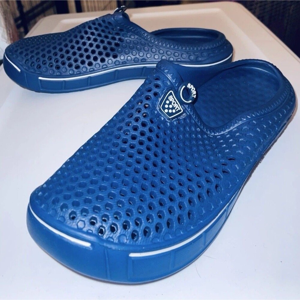 Garden Clogs EVA Foam Slip On Shoes Lightweight Beach Shower MenSz 9.5
